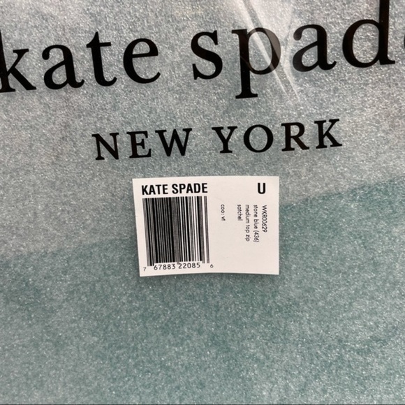 KATE SPADE Stone Blue Rowe Medium Satchel - Picture 7 of 12